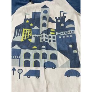 Tea Collection boys tshirt pajama morocco theme blue size 7